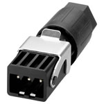 Phoenix Contact 1490382 connector 4+PE pins 16A/10A black secure quick connect