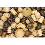 Rapid Assorted Wooden Beads - Tub of 200