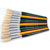 Major Brushes Children's Paint Brushes (Chunky), Set of 12 in 4 Colours