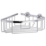 tesa 40200-00000-00 ALUXX shower basket Adhesive chrome elegant design