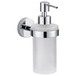 tesa 40323-00000-00 SMOOZ soap dispenser 200ml chrome/white reusable