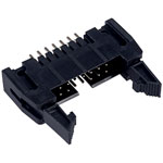 TruConnect 14 Way IDC Straight Latched PCB Plug 2.54mm Pit