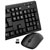 V7 CKW200UK Wireless Combo Keyboard & Mouse (UK, English, Media-Hot-Keys) Black