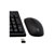 V7 CKW200UK Wireless Combo Keyboard & Mouse (UK, English, Media-Hot-Keys) Black