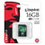 Kingston SD10V/16GB 16GB SDHC Class 10 Flash Card