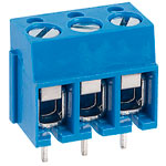 TruConnect 3-Way 20A End Stack Terminal Block 5mm