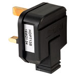 Masterplug HDPT13B Plug 13A Thermoplastic - Black