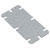 Fibox 5514076 MIV 100 mounting plate Back Panel (Galvanized steel)