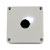Hammond 1554MPB1 22.5mm Pushbutton Enclosure 90x90x60mm Polycarbonate Grey