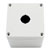 Hammond 1554MPB1A 22.5mm Pushbutton Enclosure 90x90x90mm Polycarbonate Grey
