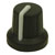 Cliff FC72606S K86R Soft Touch Control Knob Black With Grey Pointer 6mm Splines