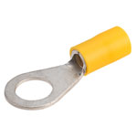 TruConnect Yellow 8mm Ring Terminal Pack of 100