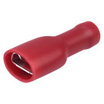 Davico ERFPO 63 F Insulated Female Connector Red 6.3mm Pack of 100