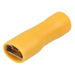 Davico EYFPO 63 F Yellow Crimp Terminal 6.3mm Insulated Female Pack of 100
