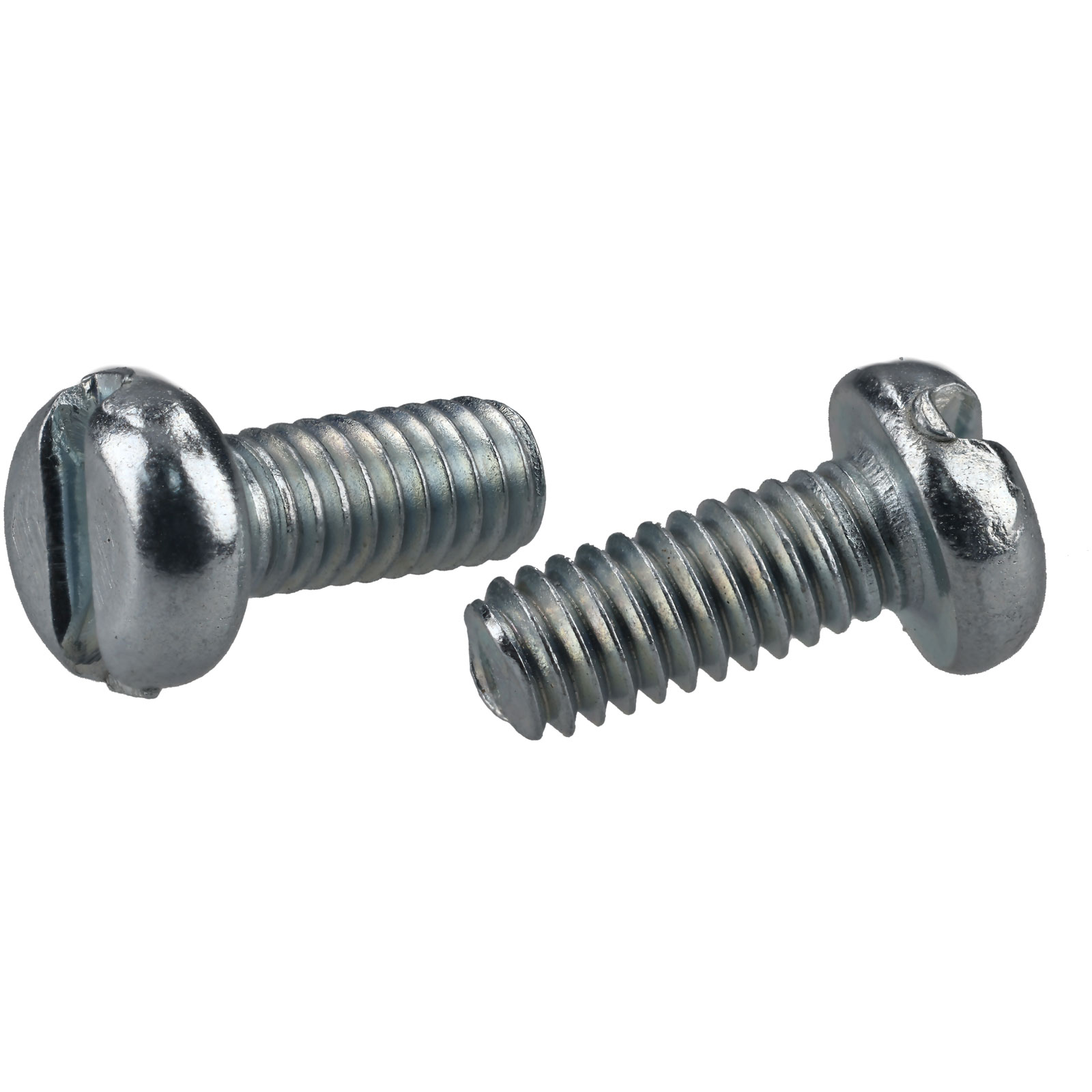 R Tech Slotted Pan Head Machine Screws Bzp M Mm Pack Of