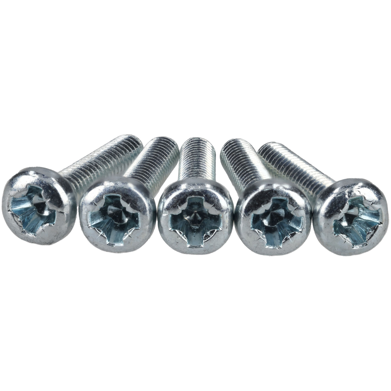 R TECH 337032 Pozi Pan Head Machine Screws BZP M2 10mm Pack Of 100