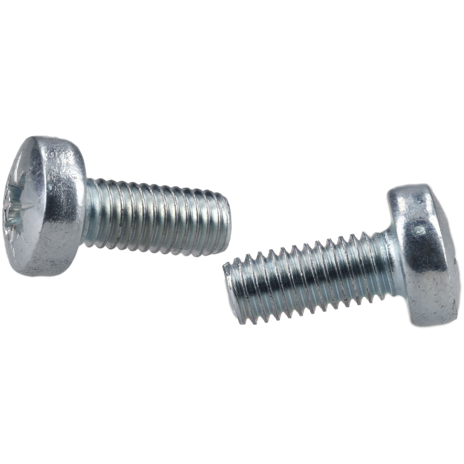 R TECH 337050 Pozi Pan Head Machine Screws BZP M5 12mm Pack Of 100