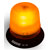 emas IT120Y220 120mm LED Flashing Beacon Orange 220V AC