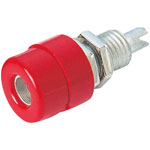 SKS Hirschmann 930 176-101 4mm BIL 20 Panel-mounted Socket 16A Red
