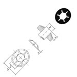 Rapid Shaft Locking Rings 3mm Pack 20