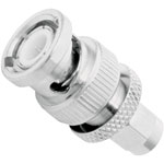 Amphenol SMAM-BM-NT3G-50 SMA Adaptor Plug to BNC Plug