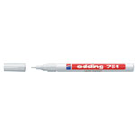 Edding 4-751-1-1049 751 Waterproof Paint Marker Bullet Tip 1-2mm White