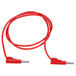 R-TECH 524597 Test Lead 100cm Retractable Shroud 4mm Stackable Plug Red 600V