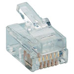 Lumberg P 128 Modular Plug 6p6c RJ12 Plug Piercing Transparent