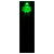 TruOpto OSPG7331A-KL 1.8mm Green LED High Power 3000mcd