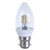 Duracell DURCAN-S6897 LED 3.5W Clear Candle Dimmable Bulb BC Cap