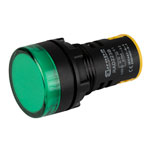 Europa Components RAD223B 22mm LED Pilot Light Green 24V AC/DC IP65