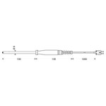 Greisinger GOF 130 Type K Surface Sensor Mini Thermocouple Plug -65 to +900 Deg