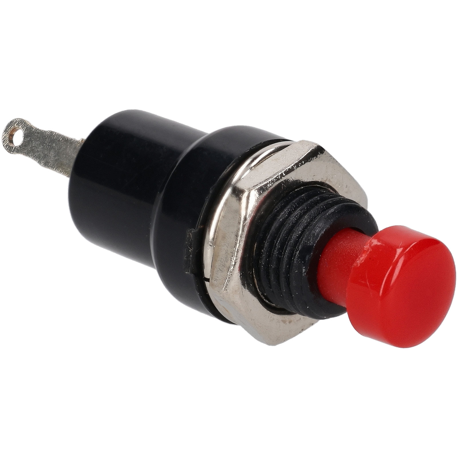 R TECH 780381 Miniature Momentary SPST Red Push Button Switch Rapid