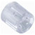 R-TECH 780389 Control Knob Button for PCB Mount Switches with Transparent Finish
