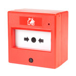 Comus CP51SR Red Fire Alarm Call Point Resettable with Led