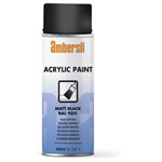 Ambersil 20180-AA Acrylic Paint Matt Black RAL 9011 400ml