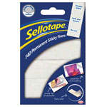 Sellotape 1445422 Double Sided Sticky Fixers Permanent Pack Of 140