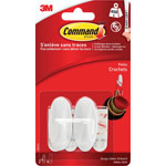 3M 17082FGN Command™ Small Designer Hook 54 x 25 x 22 mm White 2 pc
