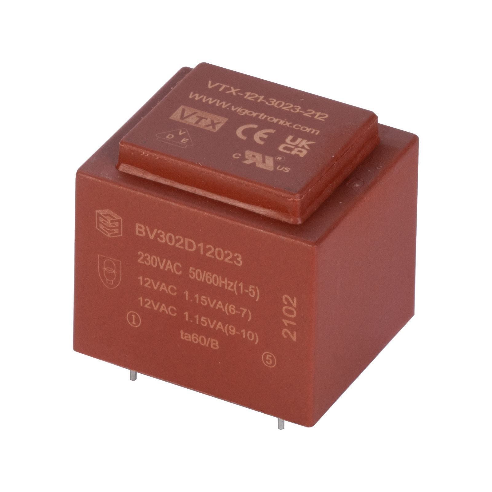 Vigortronix Vtx Encapsulated Pcb Transformer V Va