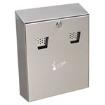 Sealey RCB02 Cigarette Bin Wall Mounting Stainless Steel
