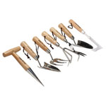Draper 09000 Heritage Stainless Steel Garden Tool Set with Ash Handles (7 Piece)
