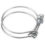 Draper 22599 Suction Hose Clamp, 50mm/2" (Pack of 2) - 22599