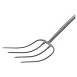 Bulldog BMFT All-Metal 4-Prong Manure Fork T-Handle