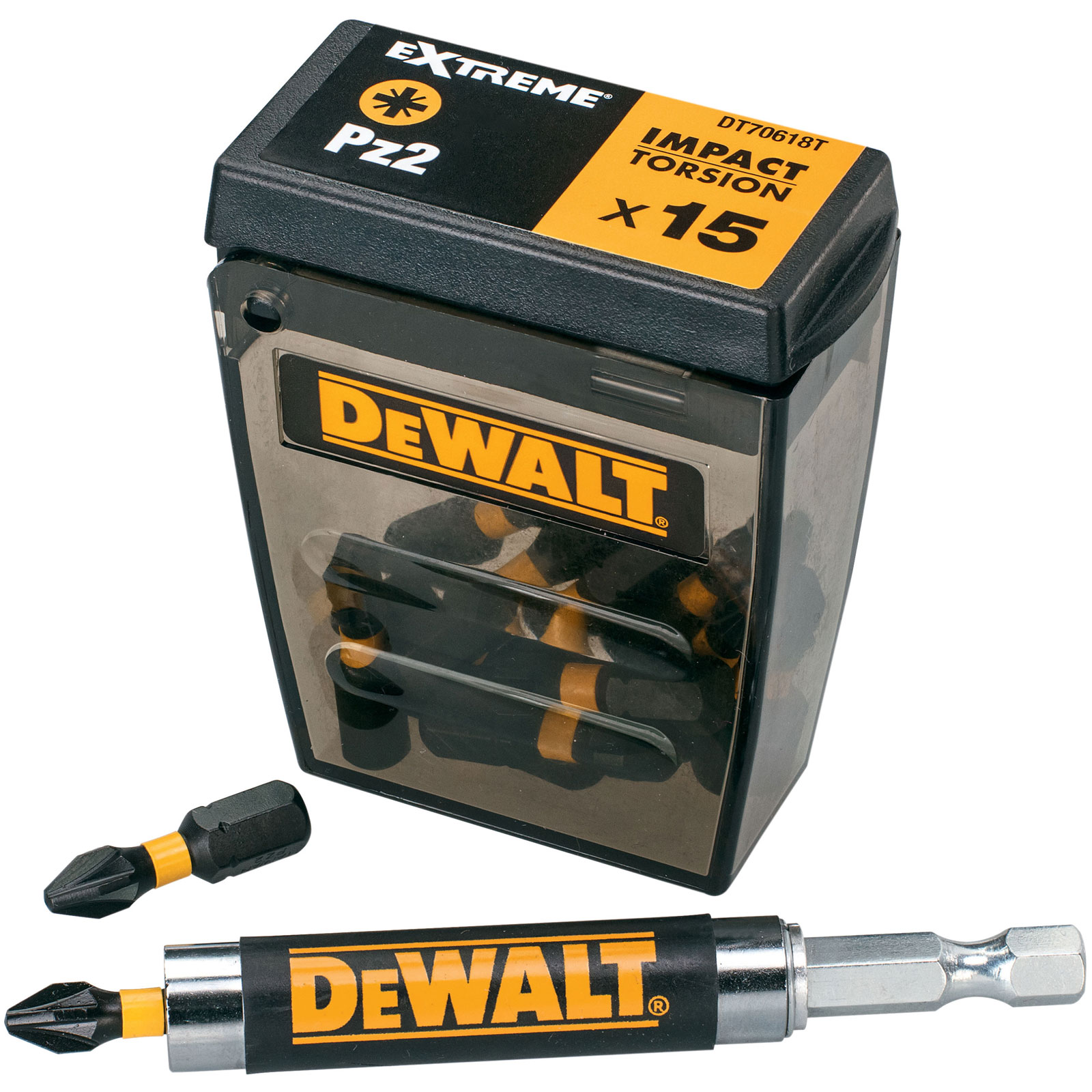 Dewalt Dt T Qz Extreme Impact Torsion Bits Pz Tic Tac Box And