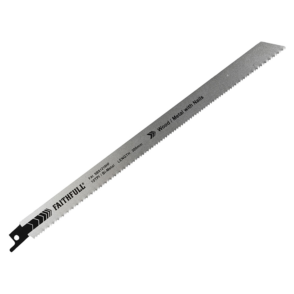 Faithfull S Hf Bi Metal Sabre Saw Blade Demolition Mm