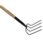 Faithfull MANDRAG Manure Drag 4-Prong 1.75m