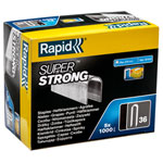 Rapid 11886910 36/14 14mm DP x 5m Galvanised Staples Box 5 x 1000