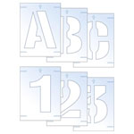 Scan 9404 Letter & Number Stencil Kit 50mm