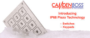 IP68 rating key to CamdenBoss piezo aluminium pads