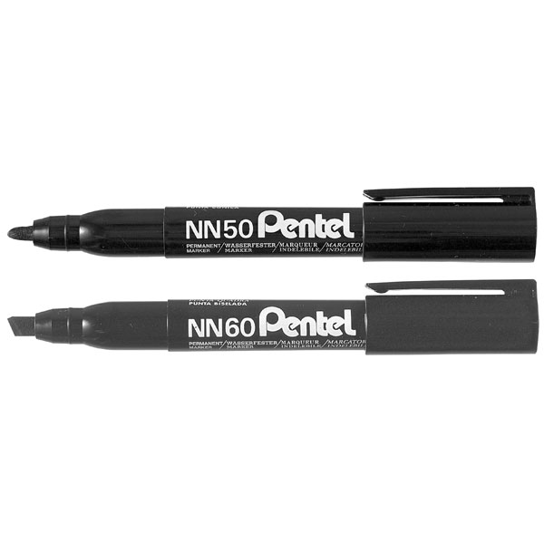 Pentel NN50-A Black Bullet Tip Marker Pen